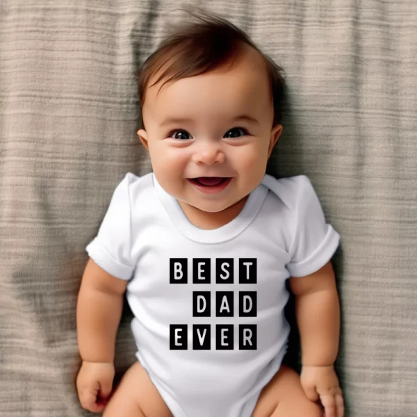 Prem Baby Best Dad Ever Baby Vest